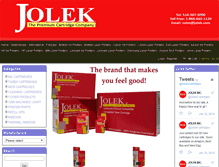 Tablet Screenshot of jolek.com